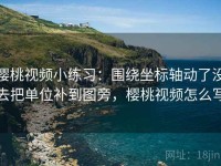 樱桃视频小练习：围绕坐标轴动了没去把单位补到图旁，樱桃视频怎么写