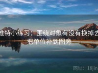 推特小练习：围绕对象有没有换掉去把单位补到图旁