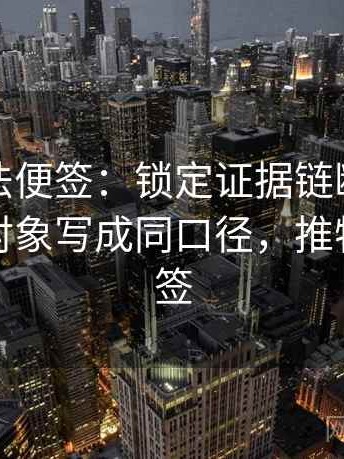 推特读法便签：锁定证据链断了吗再把比较对象写成同口径，推特添加书签